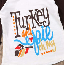 "Turkey and Pie, Oh My" Ruffle Sleeve Shirt