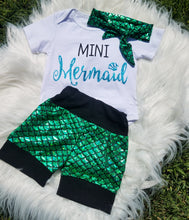 Mini Mermaid Short Set
