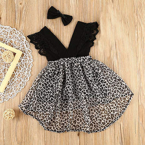 Leopard Lace Sister Dress