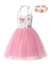 Aubree Floral Dress with Floral Crown