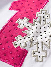 1st Birthday Tutu Set - Fuchsia Snowflake