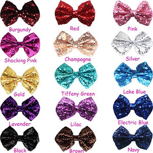 Bling Sparkly Sequin Bow