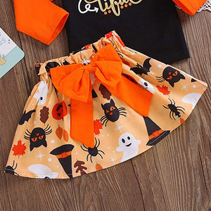 BOO-tiful Halloween Skirt Set