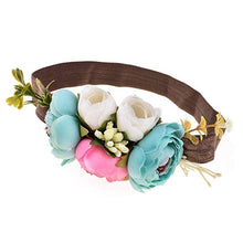 Dream Floral Headband Blue Pink
