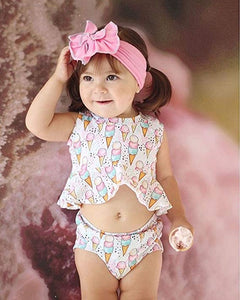 Baby Girl Ice Cream Cone Set