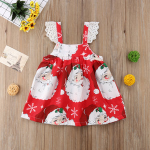 Jolly Santa Lace Dress