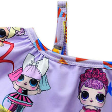 Two Piece LOL Doll Ruffle Confetti Swimsuit