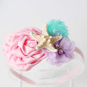 Mermaid Starfish Headband - Pink