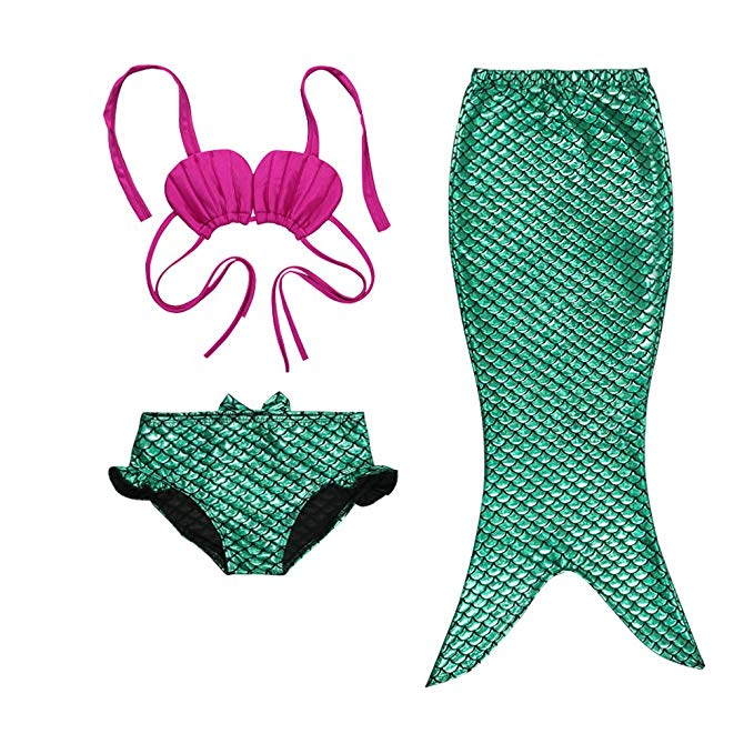 Mermaid Swimwear Set - Multiple Colors