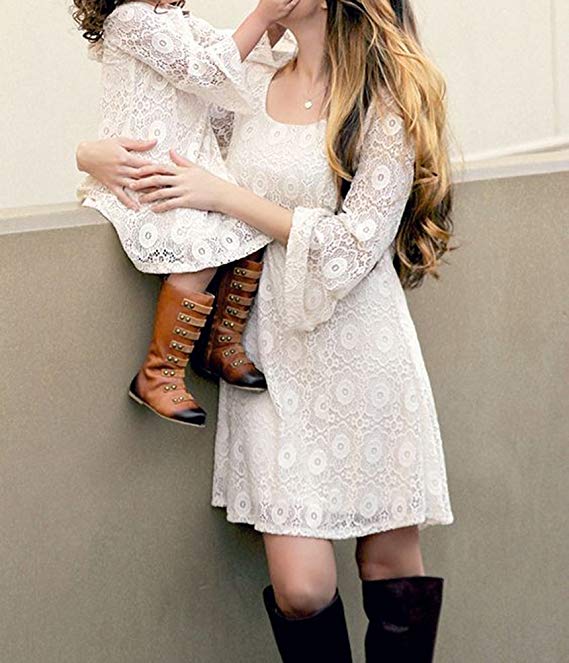 Mommy and Me Lace Dress