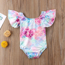 Colorful Mermaid Scale Swimsuit
