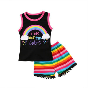 Rainbow Tank Outfit