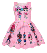 L.O.L. Doll Pleated Rainbow Dress