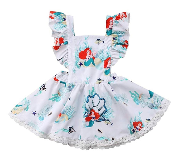 Little Mermaid Ruffle Dress