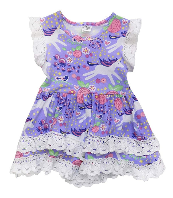Boho Chic Lavender Unicorn Dress