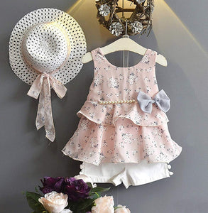 Beach Baby Summer Floral Outfit