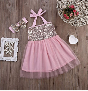 Pretty In Pink Sequin Dress