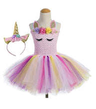 Pretty Pink Eyelash Unicorn Tutu Dress