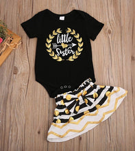 Little Sister Outfit - Black & Gold