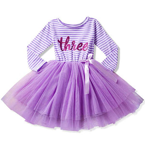 Purple Birthday Tutu Dress
