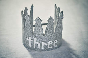 Three Birthday King Crown