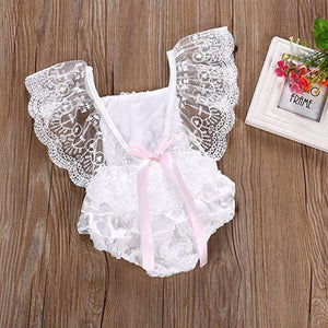 Lacey Ruffles Party Romper